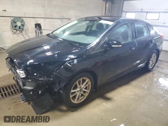 2016 Ford Focus SE with VIN 1FADP3F29GL371728, listed as a Copart auction lot 48871195 with 87,079 mi miles and Salvage Title. Bid and sale history available at carsss.com. Image 1.