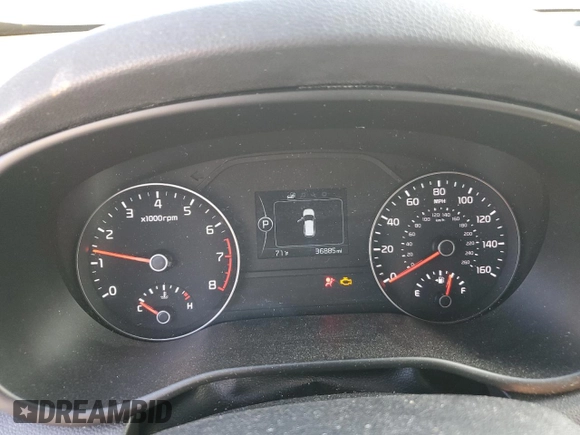 2019 Kia Sportage EX z VIN KNDPNCAC9K7533792, wystawiony jako Copart lot #53251705 z przebiegiem 36 885 mil mil oraz Szkoda całkowita • Salvage title. Historia ofert i sprzedaży dostępna na DreamBid. Obrazek 9.