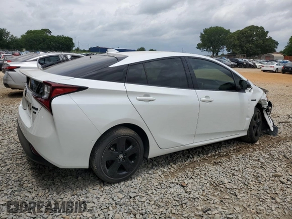 2021 Toyota Prius L Eco with VIN JTDKAMFU4M3129824, listed as a Copart auction lot 57788635 with 38,556 mi miles and Salvage title. Bid and sale history available at DreamBid. Image 3.