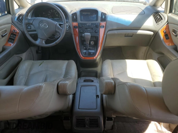 2001 Lexus RX 300 with VIN JTJHF10U910182662, listed as a Copart auction lot 68949534 with 214,931 mi miles and Clean Title. Bid and sale history available at carsss.com. Image 8.