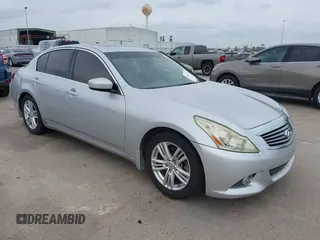 2013 Infiniti G37 Journey with VIN JN1CV6AP6DM300060, listed as a IAAI auction lot 42293117 with 82,496 mi miles and . Bid and sale history available at DreamBid. Image 1.