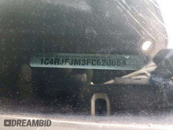 2015 Jeep Grand Cherokee Summit with VIN 1C4RJFJM3FC620664, listed as a Copart auction lot 60533055 with 141,480 mi miles and Clean title. Bid and sale history available at DreamBid. Image 13.