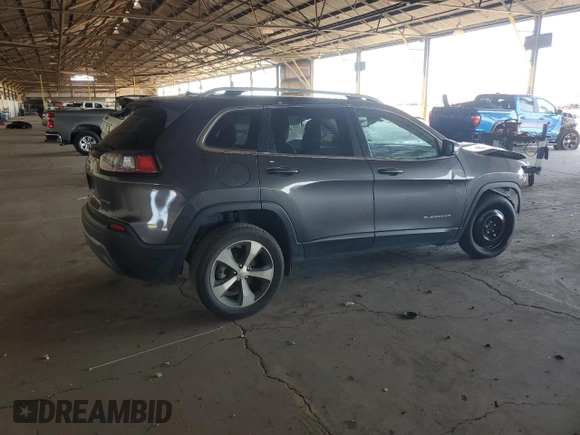 2020 Jeep Cherokee Limited with VIN 1C4PJLDBXLD587216, listed as a Copart auction lot 62034105 with 118,926 mi miles and Salvage title. Bid and sale history available at DreamBid. Image 3.