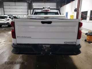 2021 Chevrolet Silverado 1500 Work Truck with VIN 3GCNWAEH4MG100743, listed as a Copart auction lot 42198115 with 98,462 mi miles and Clean Title. Bid and sale history available at carsss.com. Image 6.