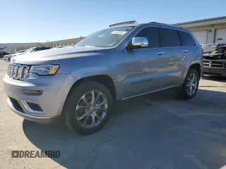 2020 Jeep Grand Cherokee Summit with VIN 1C4RJFJT2LC137072, listed as a Copart auction lot 47452455 with 99,519 mi miles and Salvage title. Bid and sale history available at DreamBid. Image 1.