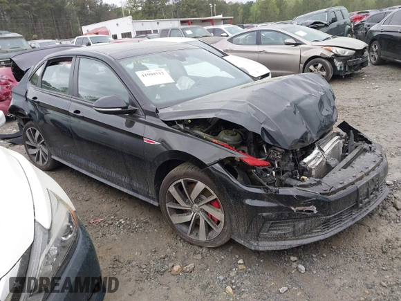 2021 Volkswagen Jetta GLI S with VIN 3VW6T7BU3MM052765, listed as a IAAI auction lot 41908512 with 53,000 mi miles and . Bid and sale history available at DreamBid. Image 1.