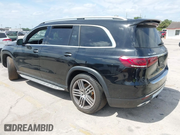 2021 Mercedes-Benz GLS 450 z VIN 4JGFF5KE5MA469689, wystawiony jako IAAI lot #42113396 z przebiegiem 23 930 mil mil oraz . Historia ofert i sprzedaży dostępna na DreamBid. Obrazek 3.