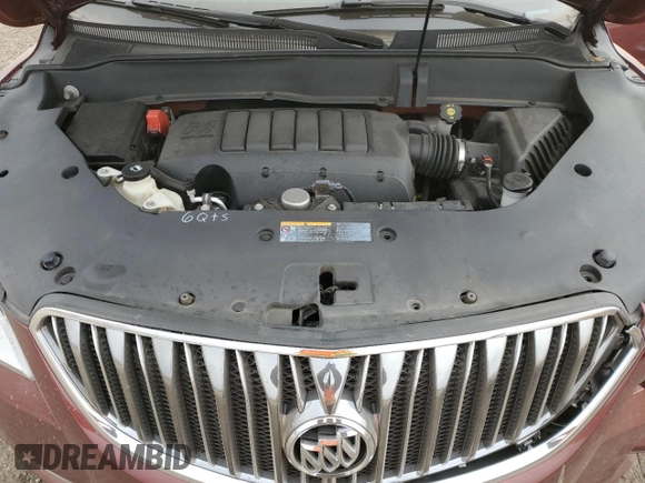 2016 Buick Enclave Leather with VIN 5GAKVBKD7GJ129414, listed as a Copart auction lot 80619034 with 141,253 mi miles and Salvage Title. Bid and sale history available at DreamBid. Image 12.