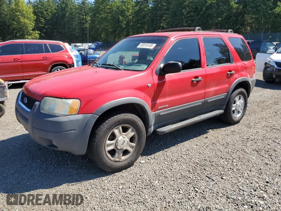 2002 Ford Escape XLT Choice with VIN 1FMCU04122KB12659, listed as a Copart auction lot 63816155 with 256,536 mi miles and Salvage title. Bid and sale history available at DreamBid. Image 1.