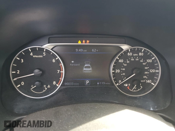 2019 Nissan Altima S with VIN 1N4BL4BV3KN324121, listed as a Copart auction lot 51274385 with 96,033 mi miles and Salvage Title. Bid and sale history available at DreamBid. Image 9.