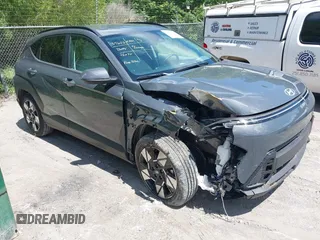 2024 Hyundai Kona SEL with VIN KM8HB3AB3RU146781, listed as a IAAI auction lot 42497728 with 33,240 mi miles and . Bid and sale history available at DreamBid. Image 1.
