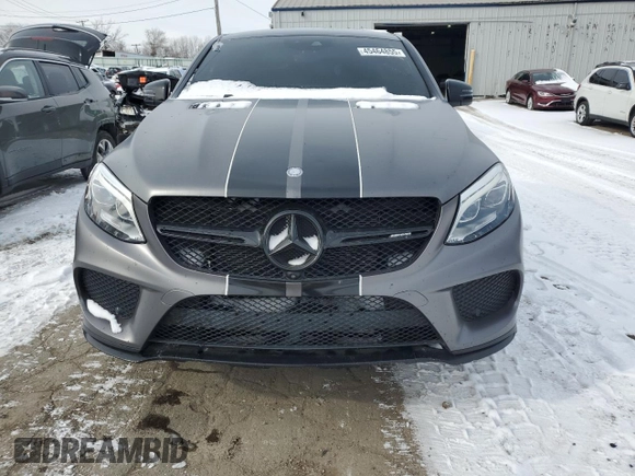 2017 Mercedes-Benz GLE 43 AMG with VIN 4JGED6EB7HA073567, listed as a Copart auction lot 45464855 with 130,254 mi miles and Clean title. Bid and sale history available at DreamBid. Image 5.