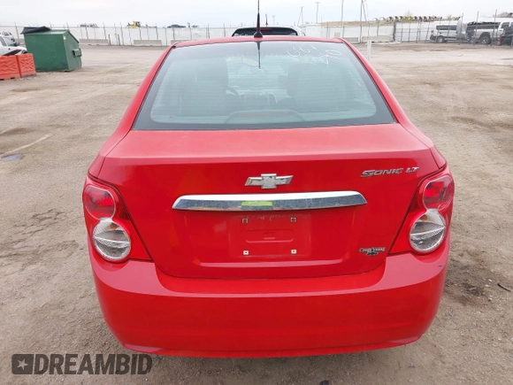 2012 Chevrolet Sonic LT with VIN 1G1JC5SH7C4133484, listed as a IAAI auction lot 42076809 with 100,506 mi miles and . Bid and sale history available at DreamBid. Image 16.
