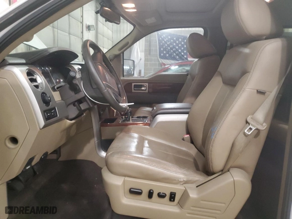 2010 Ford F-150 XL with VIN 1FTFW1EV7AFB22520, listed as a Copart auction lot 49154405 with 203,472 mi miles and Salvage Title. Bid and sale history available at carsss.com. Image 7.
