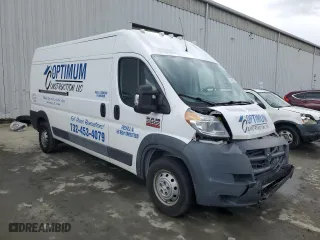 2017 Ram ProMaster Cargo Van with VIN 3C6TRVDG7HE539748, listed as a Copart auction lot 50065105 with 75,054 mi miles and Salvage Title. Bid and sale history available at carsss.com. Image 4.