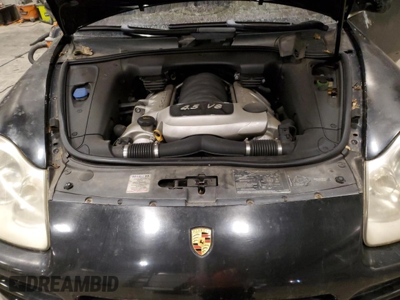 2005 Porsche Cayenne S z VIN WP1AB29P85LA63281, wystawiony jako Copart lot #89323555 z przebiegiem 92 599 mil mil oraz Czysty tytuł • Clean title. Historia ofert i sprzedaży dostępna na DreamBid. Obrazek 12.