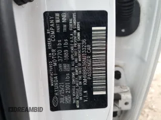 2022 Hyundai Venue SE z VIN KMHRB8A36NU133236, wystawiony jako Copart lot #52493995 z przebiegiem 37 314 mil mil oraz Nie do naprawy • Non repairable. Historia ofert i sprzedaży dostępna na DreamBid. Obrazek 15.