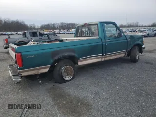 1996 Ford F-150 Special with VIN 1FTEF15N7TNA16945, listed as a Copart auction lot 46089575 with 0 mi miles and Salvage Title. Bid and sale history available at carsss.com. Image 3.