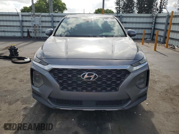 2019 Hyundai Santa Fe SE with VIN 5NMS23ADXKH070632, listed as a Copart auction lot 55621455 with 185,663 mi miles and Clean Title. Bid and sale history available at carsss.com. Image 5.