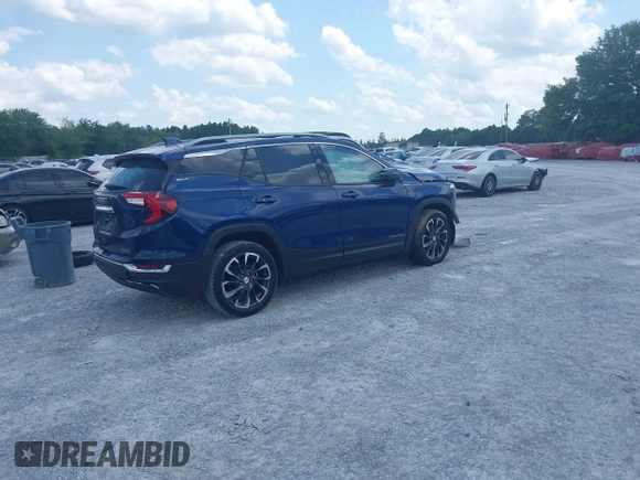 2023 GMC Terrain SLT z VIN 3GKALPEG0PL167003, wystawiony jako IAAI lot #42155979 z przebiegiem 42 120 mil mil oraz . Historia ofert i sprzedaży dostępna na DreamBid. Obrazek 4.