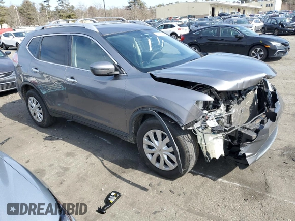 2016 Nissan Rogue S with VIN KNMAT2MV9GP609649, listed as a Copart auction lot 47899345 with 86,407 mi miles and Salvage Title. Bid and sale history available at carsss.com. Image 4.