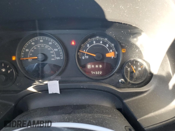 2017 Jeep Patriot Sport SE with VIN 1C4NJPBAXHD122645, listed as a Copart auction lot 45347355 with 74,322 mi miles and Salvage Title. Bid and sale history available at carsss.com. Image 9.