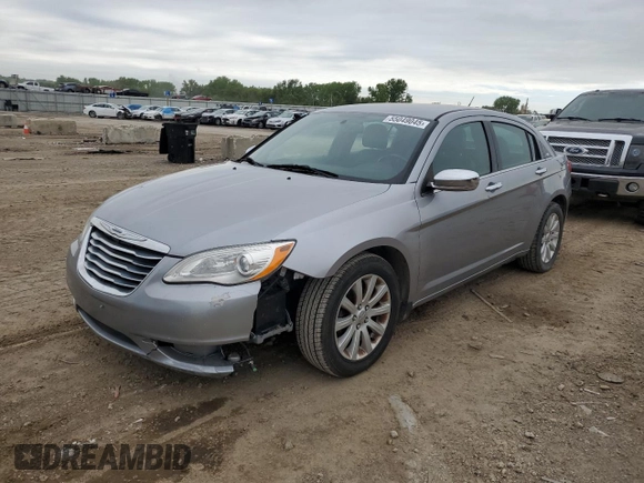 2014 Chrysler 200 Limited with VIN 1C3CCBCGXEN180191, listed as a Copart auction lot 55049045 with 153,921 mi miles and Salvage Title. Bid and sale history available at carsss.com. Image 1.