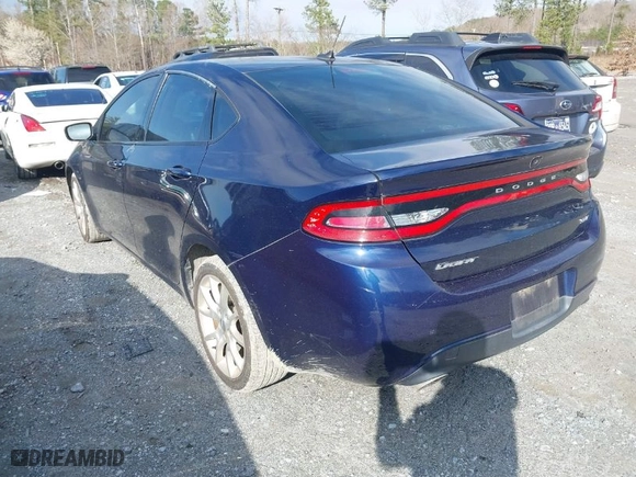 2013 Dodge Dart SXT with VIN 1C3CDFBA4DD337641, listed as a IAAI auction lot 41762213 with 137,625 mi miles. Bid and sale history available at carsss.com. Image 3.