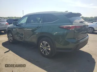2024 Toyota Highlander LE with VIN 5TDKDRBH5RS539941, listed as a Copart auction lot 66312625 with 19,189 mi miles and Salvage title. Bid and sale history available at DreamBid. Image 2.