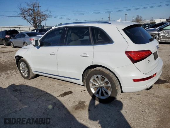 2014 Audi Q5 Premium Plus with VIN WA1LFAFPXEA052219, listed as a Copart auction lot 81892424 with 79,771 mi miles and Salvage title. Bid and sale history available at DreamBid. Image 2.