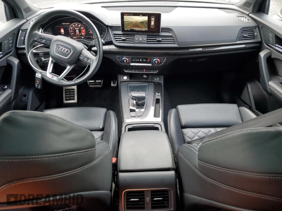 2018 Audi SQ5 Prestige with VIN WA1C4AFY6J2101077, listed as a Copart auction lot 82238344 with 26,034 mi miles and Salvage Title. Bid and sale history available at DreamBid. Image 8.