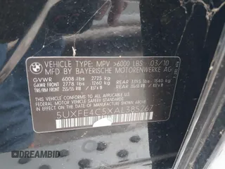 2010 BMW X5 30i z VIN 5UXFE4C5XAL385267, wystawiony jako IAAI lot #42252663 z przebiegiem 150 000 mil mil oraz . Historia ofert i sprzedaży dostępna na DreamBid. Obrazek 9.