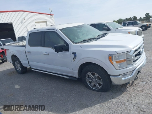 2023 Ford F-150 XL with VIN 1FTFW1E88PKD46695, listed as a IAAI auction lot 41936726 with 156,654 mi miles. Bid and sale history available at carsss.com. Image 13.