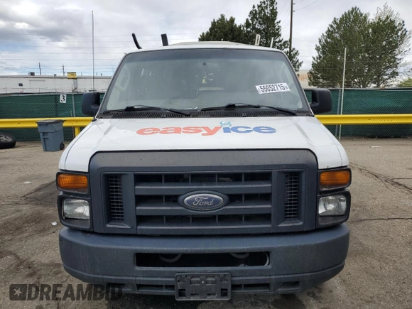 2013 Ford Econoline Cargo with VIN 1FTNS2EL4DDA48971, listed as a Copart auction lot 55052715 with 229,235 mi miles and Clean Title. Bid and sale history available at DreamBid. Image 5.