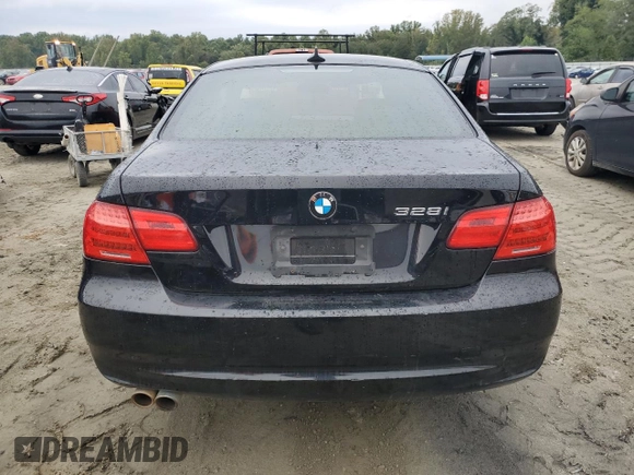 2012 BMW 3 Series 328i with VIN WBAKE5C59CJ106263, listed as a Copart auction lot 71573484 with 102,080 mi miles and Salvage Title. Bid and sale history available at carsss.com. Image 6.