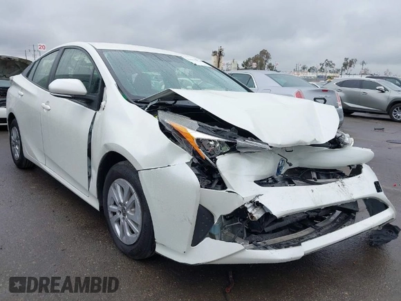 2016 Toyota Prius Two with VIN JTDKBRFU9G3526671, listed as a IAAI auction lot 41507074 with 72,484 mi miles. Bid and sale history available at carsss.com. Image 1.