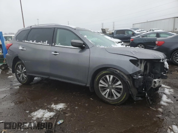 2018 Nissan Pathfinder SV with VIN 5N1DR2MM9JC603511, listed as a Copart auction lot 52354765 with Not provided miles and Salvage title. Bid and sale history available at DreamBid. Image 4.