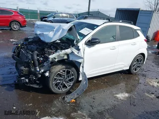 2022 Hyundai Kona N Line with VIN KM8K33A36NU802462, listed as a IAAI auction lot 41566552 with 35,522 mi miles. Bid and sale history available at carsss.com. Image 15.