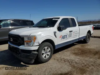 2021 Ford F-150 XL with VIN 1FTEX1CP0MKE44585, listed as a Copart auction lot 48280755 with 73,087 mi miles and Salvage title. Bid and sale history available at DreamBid. Image 1.