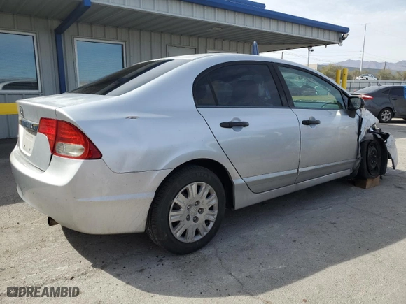 2011 Honda Civic Sdn DX-VP with VIN 2HGFA1F35BH510195, listed as a Copart auction lot 49741625 with 182,531 mi miles and Salvage Title. Bid and sale history available at carsss.com. Image 3.