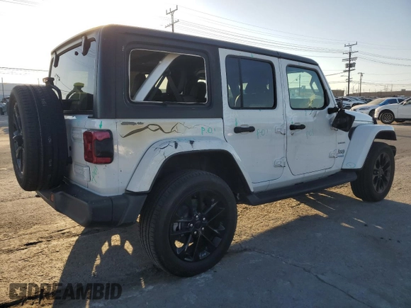 2021 Jeep Wrangler Unlimited Sahara с VIN 1C4JJXP60MW800921, выставлен на аукционе Copart как лот 46296935 с пробегом 28 474 миль миль и Списание • Salvage title. История ставок и продаж доступна на DreamBid. Изображение 3.