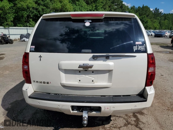 2008 Chevrolet Tahoe LTZ with VIN 1GNFC13J88R233554, listed as a Copart auction lot 60243335 with Not provided miles and Salvage title. Bid and sale history available at DreamBid. Image 6.