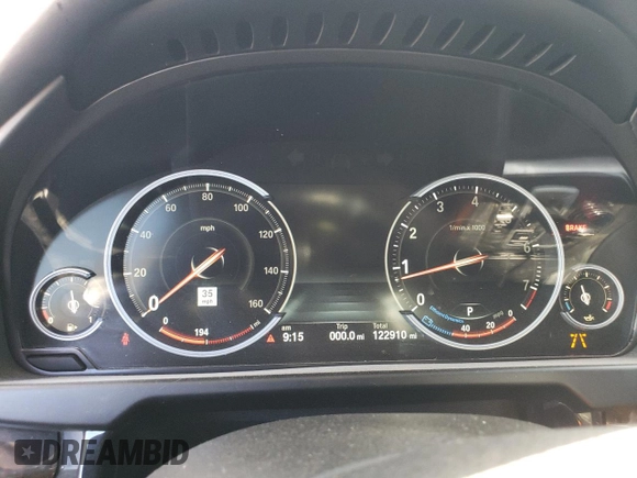 2015 BMW X6 xDrive50i with VIN 5UXKU6C53F0F94035, listed as a Copart auction lot 49604204 with 122,910 mi miles and Salvage Title. Bid and sale history available at carsss.com. Image 9.