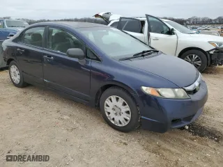 2011 Honda Civic Sdn DX-VP with VIN 19XFA1F34BE022575, listed as a Copart auction lot 45936265 with 216,440 mi miles and Salvage Title. Bid and sale history available at carsss.com. Image 4.