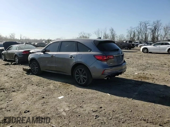 2019 Acura MDX Technology with VIN 5J8YD4H00KL016897, listed as a Copart auction lot 49585635 with 77,427 mi miles and Salvage title. Bid and sale history available at DreamBid. Image 12.