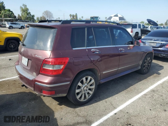 2010 Mercedes-Benz GLK 350 with VIN WDCGG8HBXAF508578, listed as a Copart auction lot 53815964 with 105,867 mi miles and Clean Title. Bid and sale history available at DreamBid. Image 3.