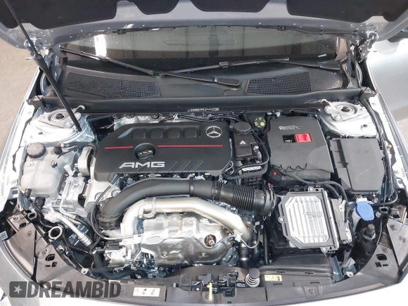 2025 Mercedes-Benz CLA with VIN W1K5J5BBXSN531314, listed as a IAAI auction lot 41998810 with 102 mi miles. Bid and sale history available at carsss.com. Image 10.