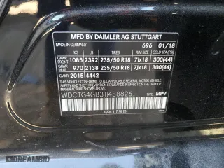 2018 Mercedes-Benz GLA with VIN WDCTG4GB3JJ488826, listed as a Copart auction lot 45416644 with 35,020 mi miles and Salvage Title. Bid and sale history available at carsss.com. Image 13.