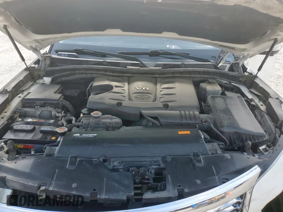 2014 Infiniti QX80 with VIN JN8AZ2NF9E9556026, listed as a Copart auction lot 58064825 with 177,104 mi miles and Salvage title. Bid and sale history available at DreamBid. Image 12.