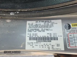 2008 Lincoln MKZ z VIN 3LNHM26T08R634808, wystawiony jako Copart lot #59187315 z przebiegiem 154 915 mil mil oraz Czysty tytuł • Clean title. Historia ofert i sprzedaży dostępna na DreamBid. Obrazek 12.